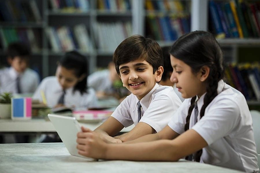 Students learning